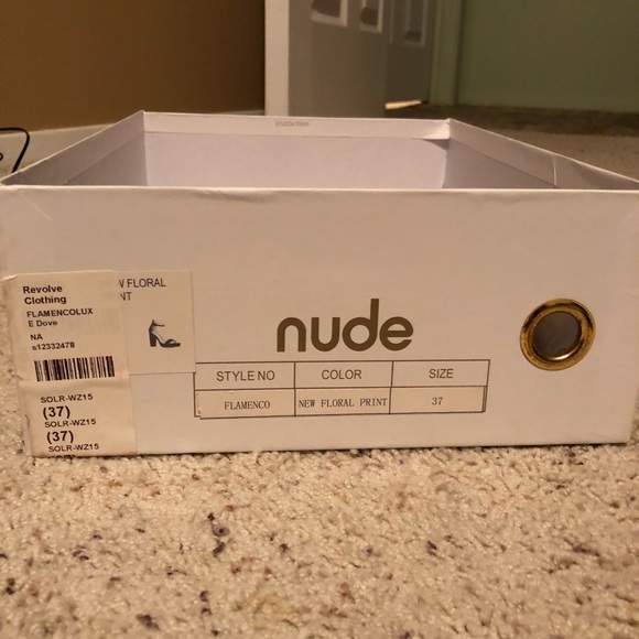 Nude Footwear Floral Heels From Revolve Clothing - Picture 8 of 8